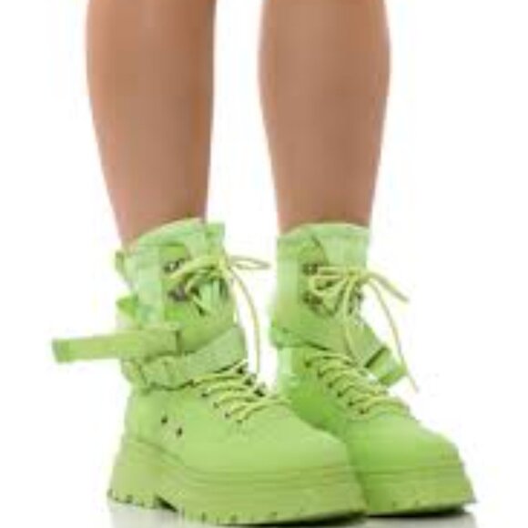 AZALEA WANG PEACHY MONOCHROMATIC SNEAKERS - Picture 2 of 6